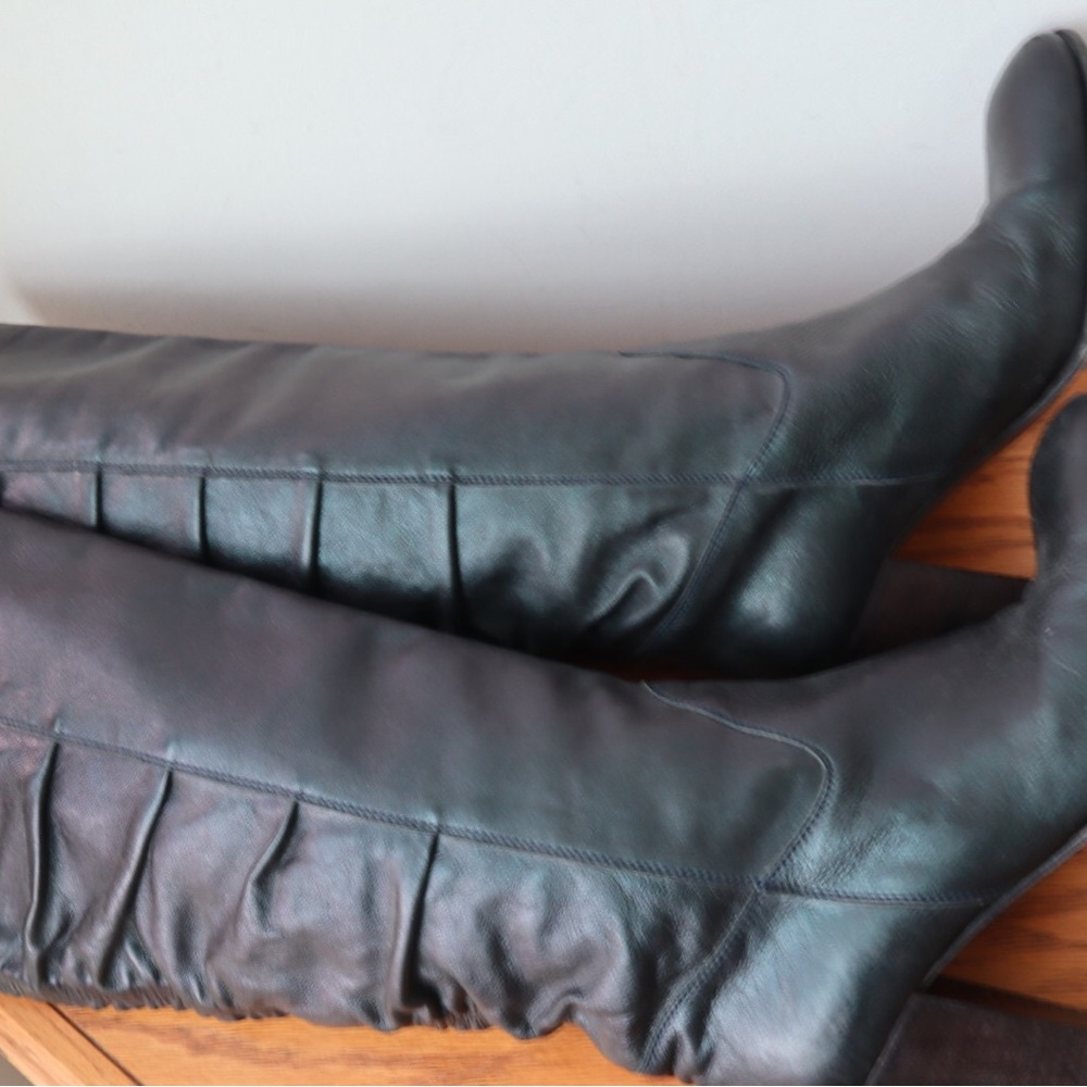 Sale 🔥 Authentic Hugo Boss iridescent Leather Boots! - Picture 8 of 12